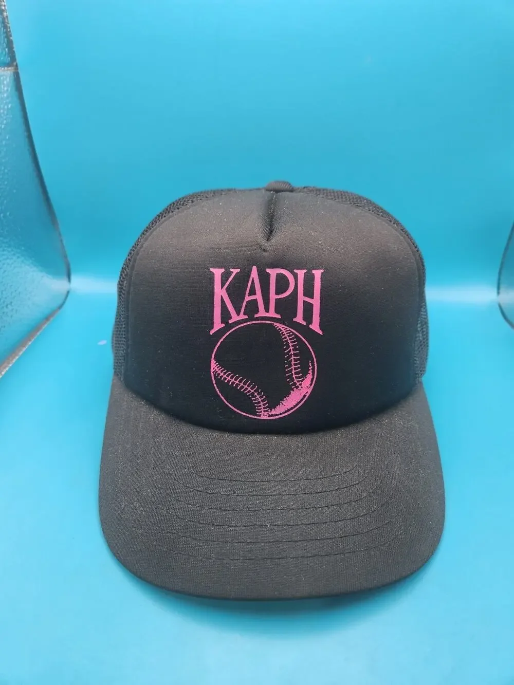 Vtg Kaph Snapback Hat cap trucker mesh Baseball Softball